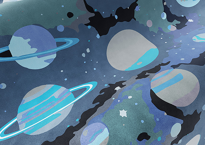Interstellar, Ocean - Motorised Roman Blind - Image 4